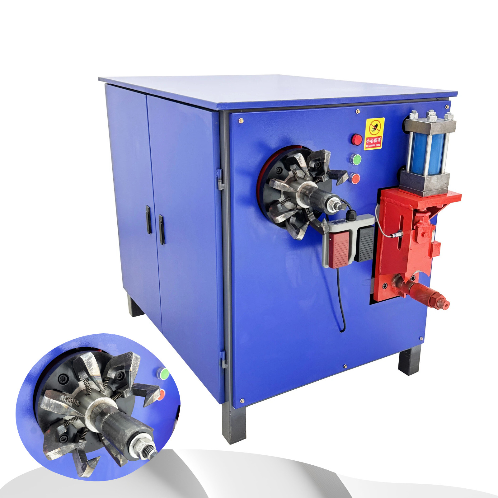 Single-Grip Copper Extractor 220V 1PH Scrap Motor Stator Dismantling & Recycling