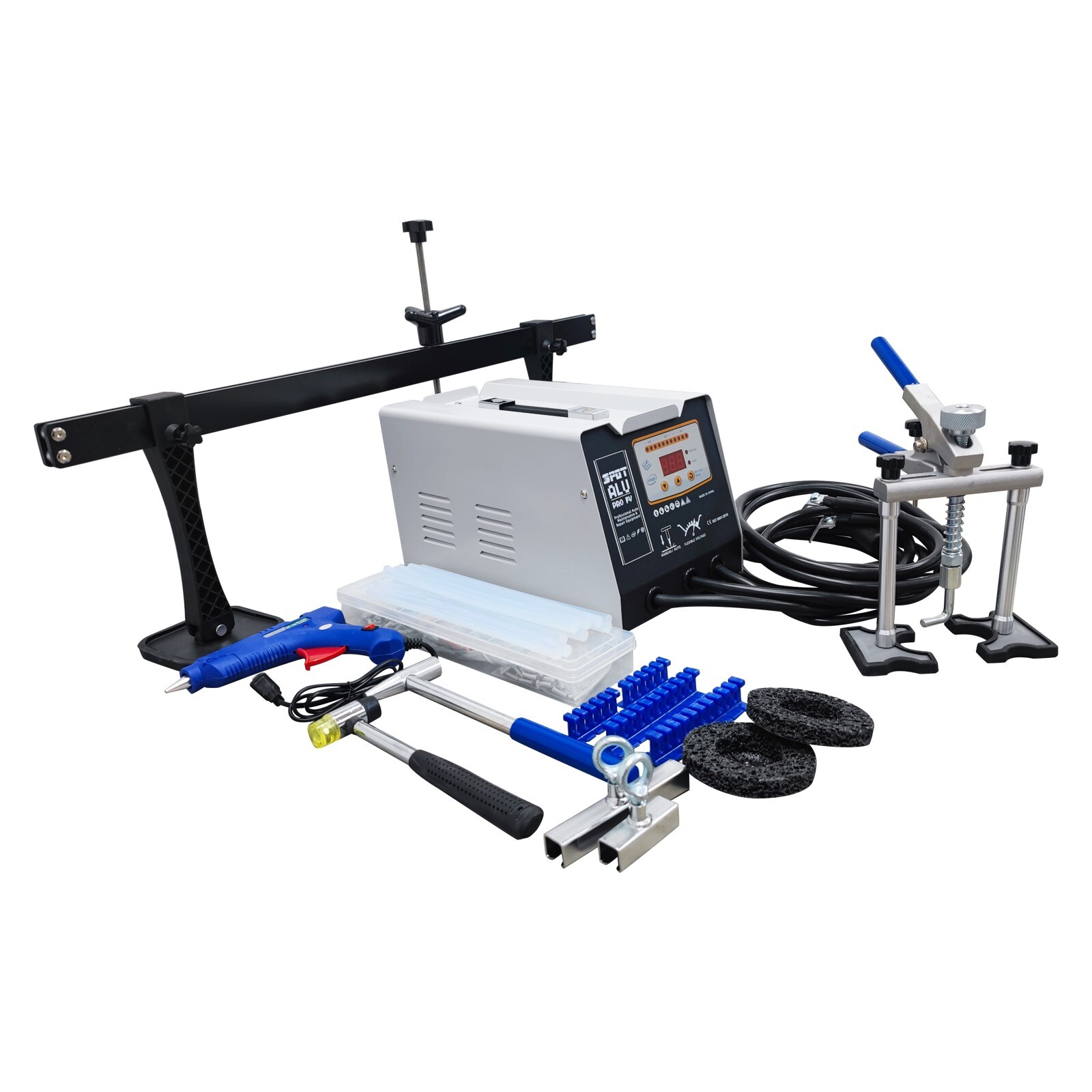 Aluminum Body Sheet Metal Repair Machine Puller 110V Sutd Welder Machine 2kW