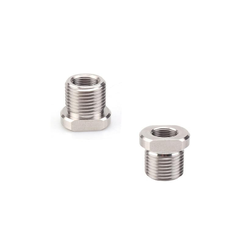 Yemtuls 2 Pack 304 Stainless Steels Thread Protector, 1/2 x 28 Convert to 5/8…