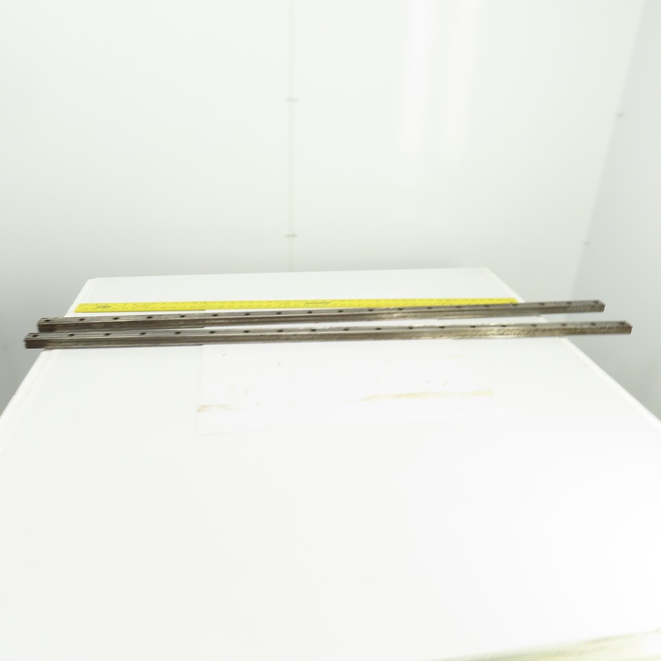 34mm W x 24.50mm H Linear Guide Slide Rail 1480mm OAL Lot Of 2