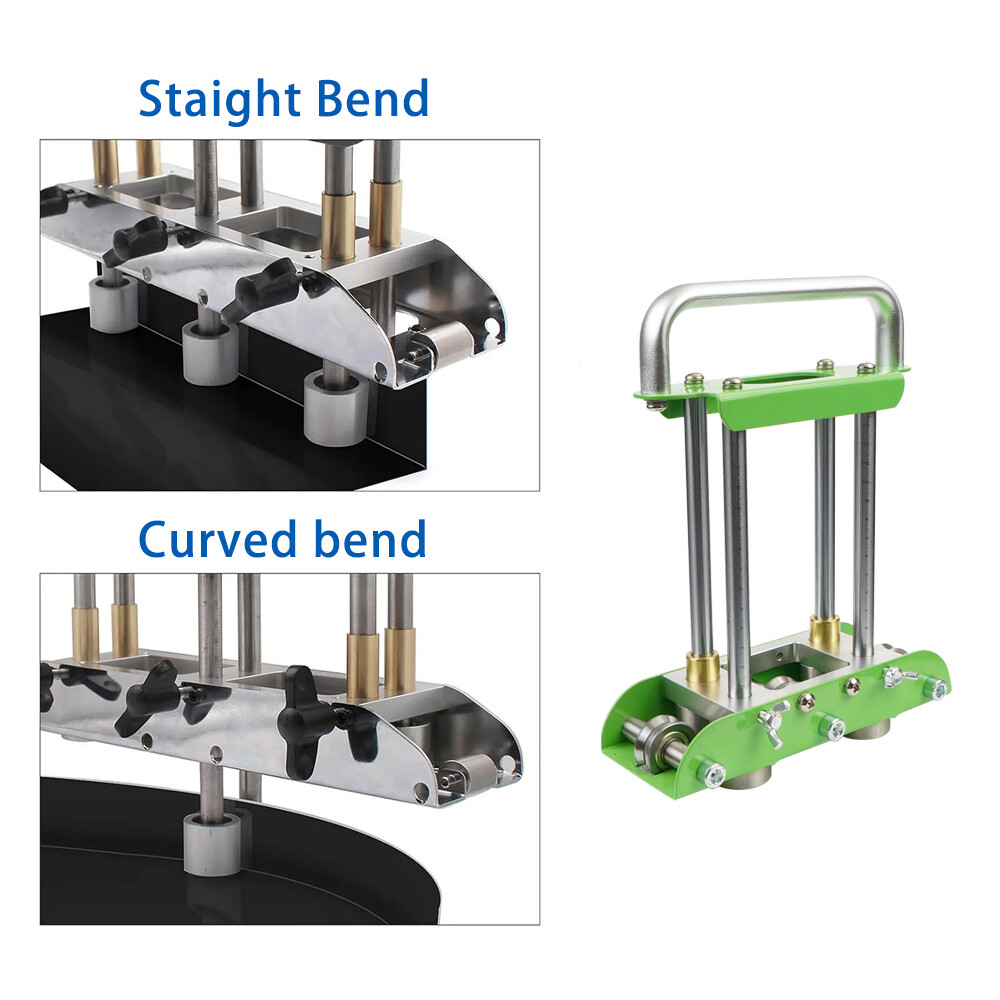 Hand Sheet Roller Bender 0-90 Metal Roofing Tool & Snip for Making Folding Edges