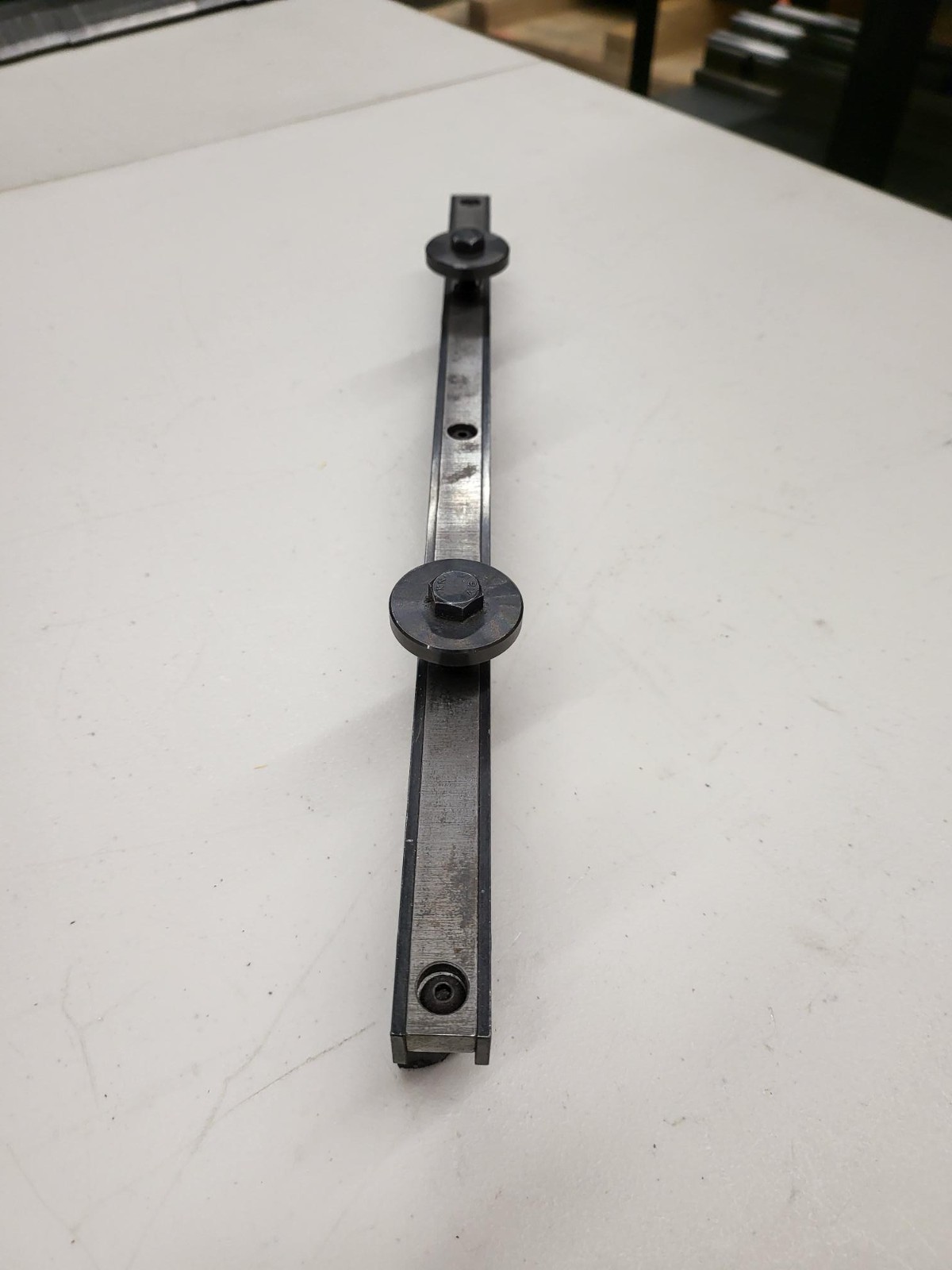 Amada Press Brake Tooling 1V Die Holder Rail Style 16.25″ Long w/ Polyurethane