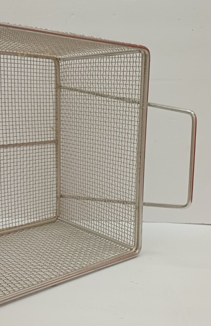 Parts Washing Basket MARLIN STEEL WIRE PRODUCTS Stainless Steel Mesh 12x18x12