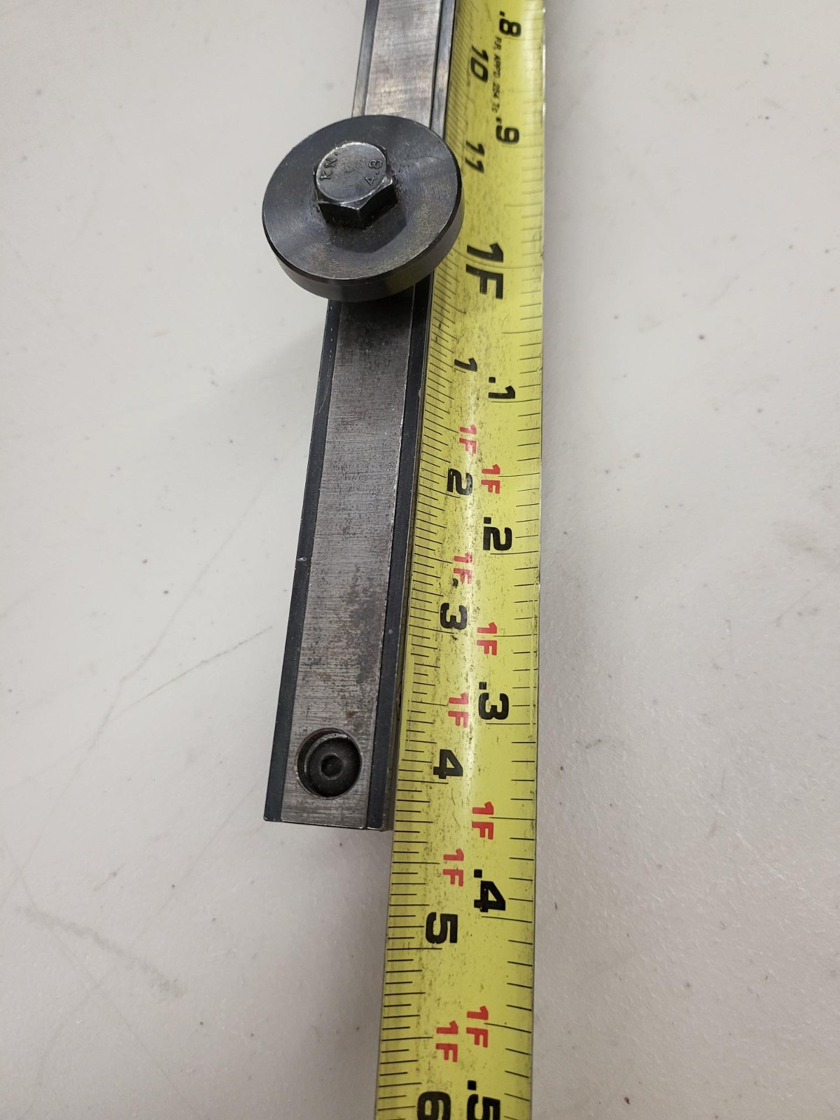 Amada Press Brake Tooling 1V Die Holder Rail Style 16.25″ Long w/ Polyurethane