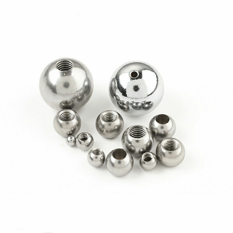 M4 Stainless Steel Ball knob Polished Finish Handle 6-60MM Motorbike Kitchen 5P