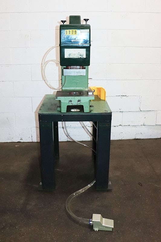 6 Ton 1.5″ Strk RMT 5VSG AIR PRESS
