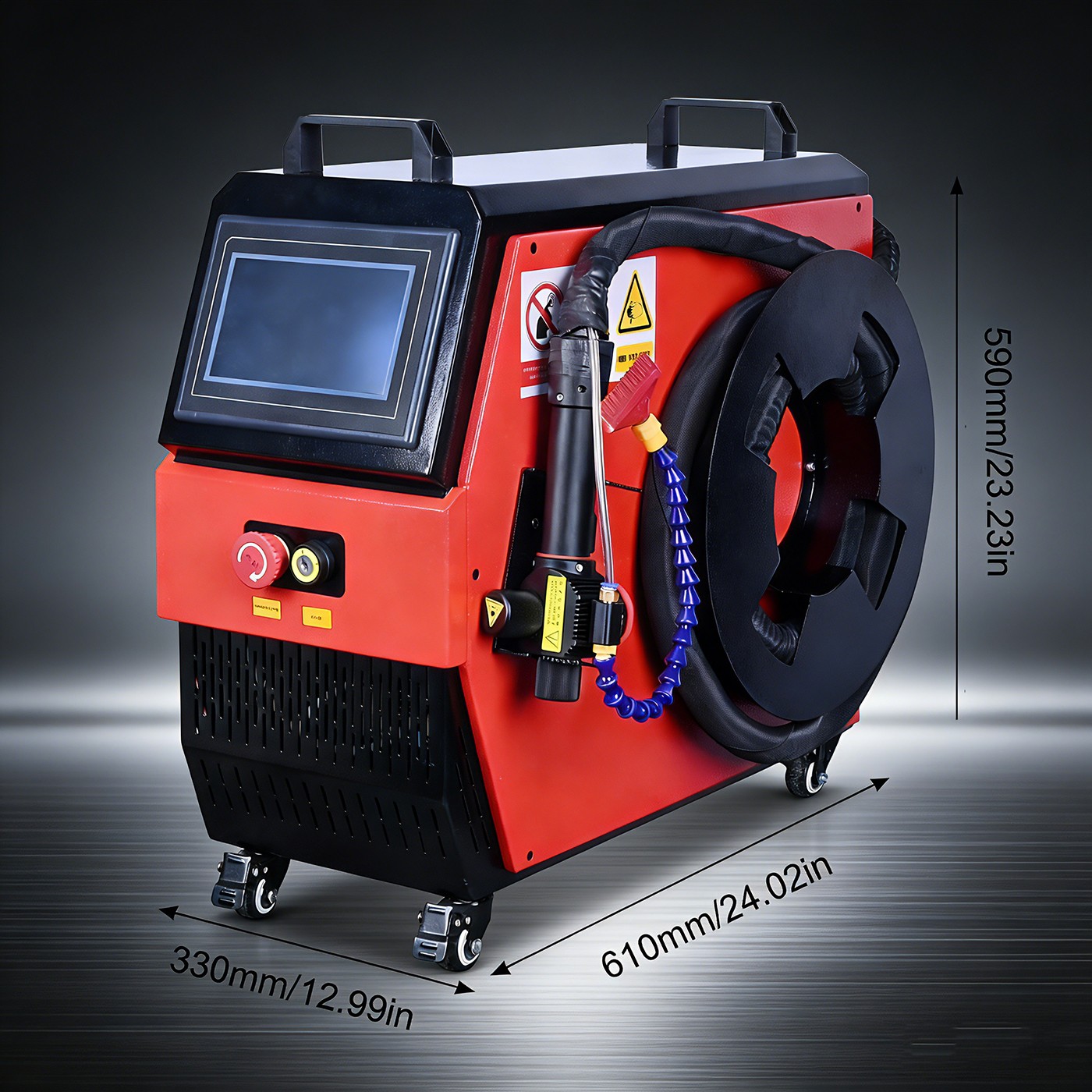 JPT 300W Laser Cleaner Cleaning Machine Pulse Laser Rust Removal Wood Metal US