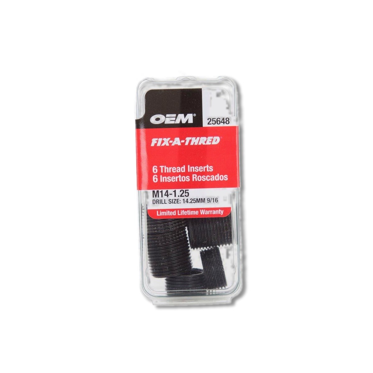 OEMTOOLS 1.25 in Stainless Steel Non Locking Helical Thread 1.25 in 25648