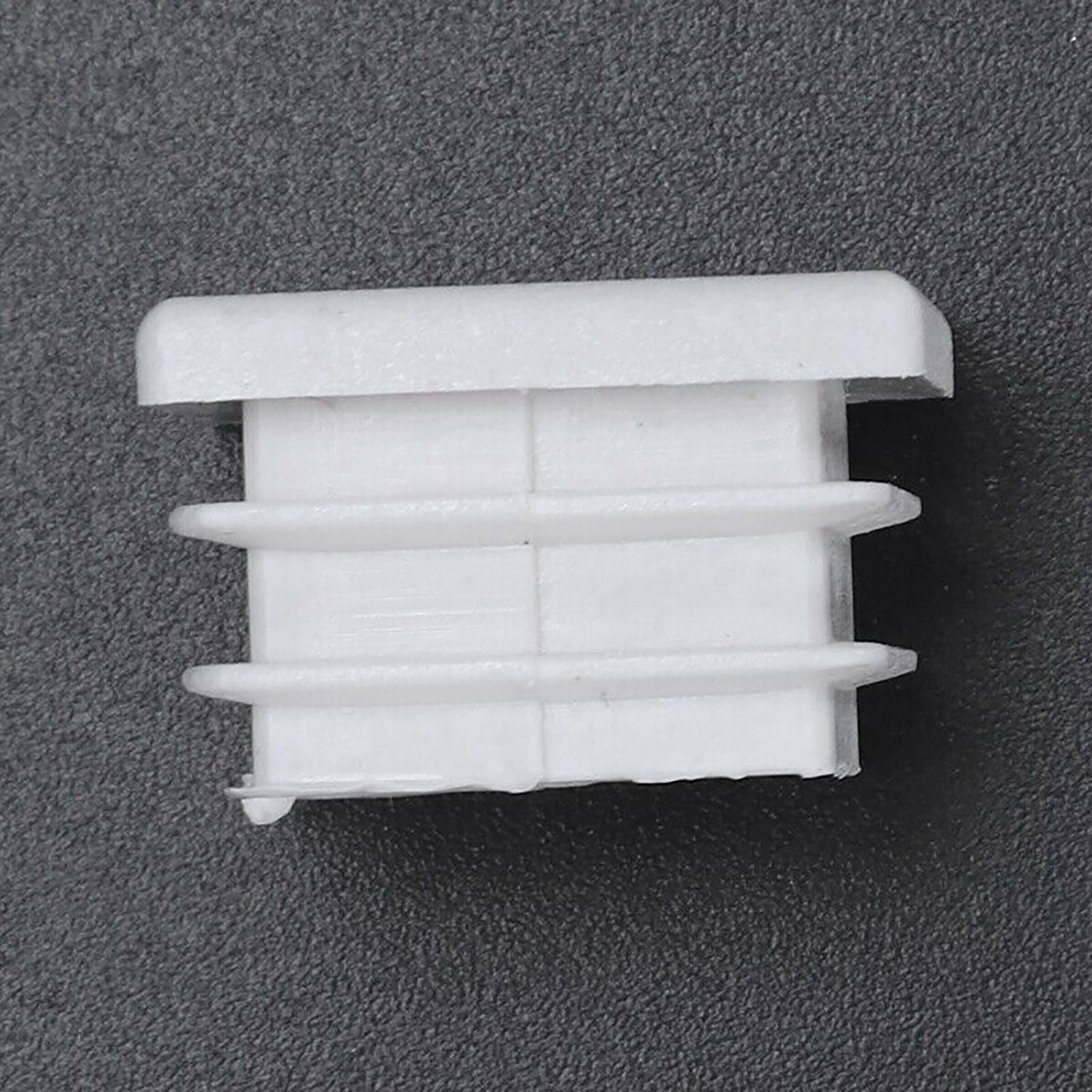 White – Square Plastic End Caps Blanking Plugs Tube Pipe Box Section Inserts