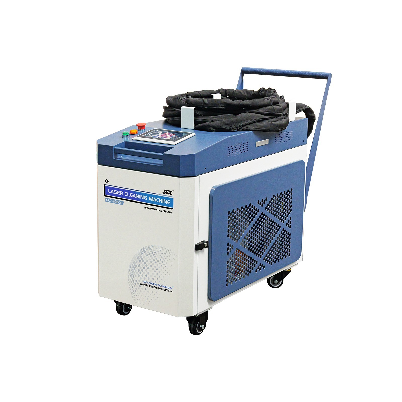 Used SFX 2000W Integrated Laser Cleaning Machine for Metal Rust and Paint Remova