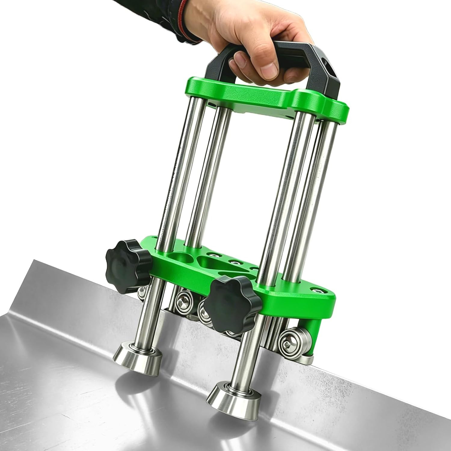 2 Station Sheet Metal Bender Tool | Adjustable 0.27″-7″ Width, 0.1-1.0Mm Thickne