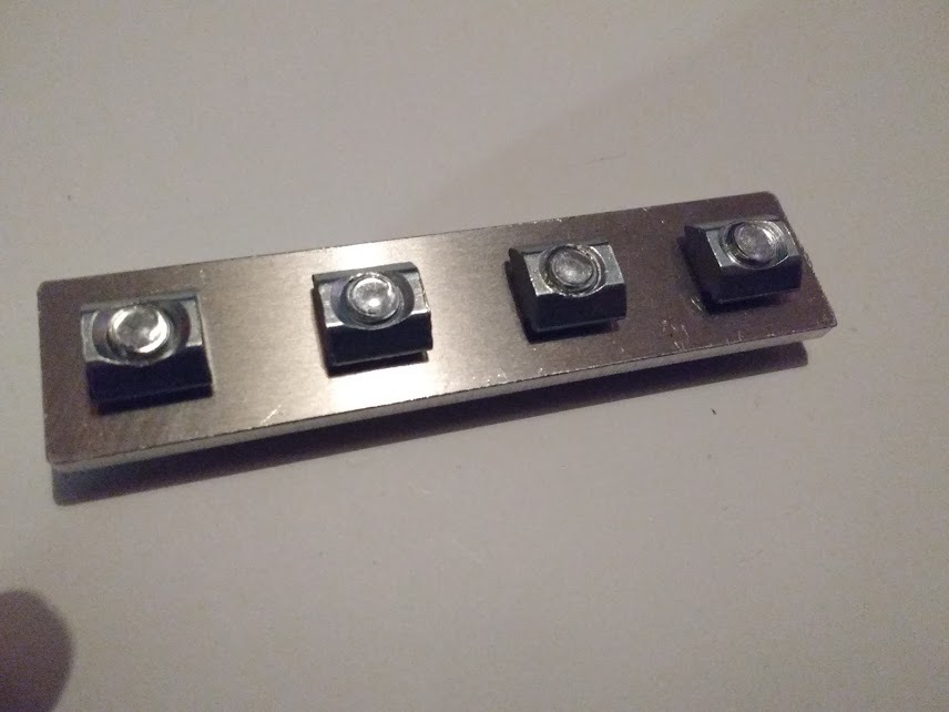 2020 Aluminium Long Bracket, Slot 6 Profile 20mm – 3D Printer CNC, 4 Hole Plate