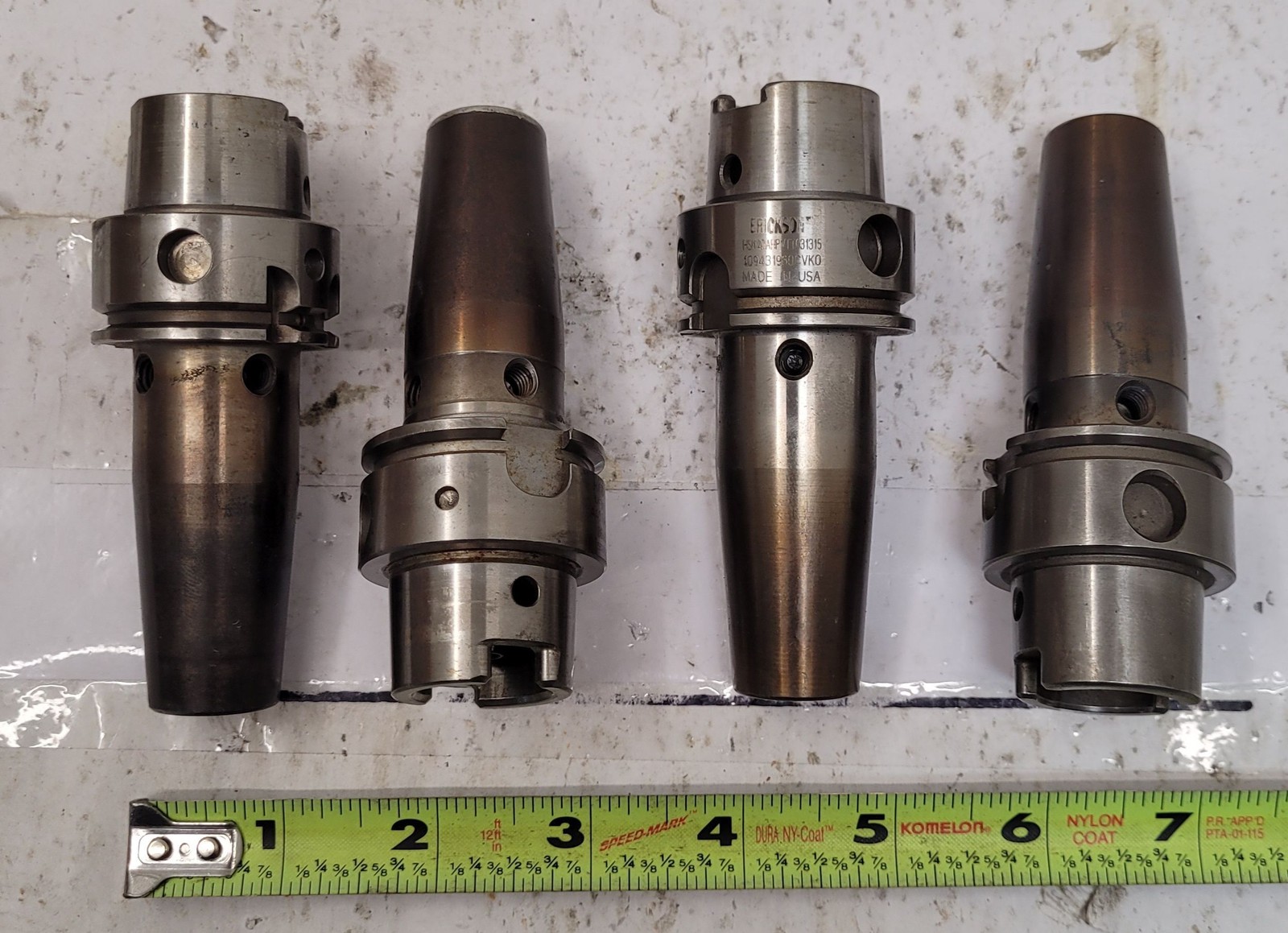 Erickson HSK40 HPVTT031315 Shrink Fit Chuck – 8mm – Set of 4