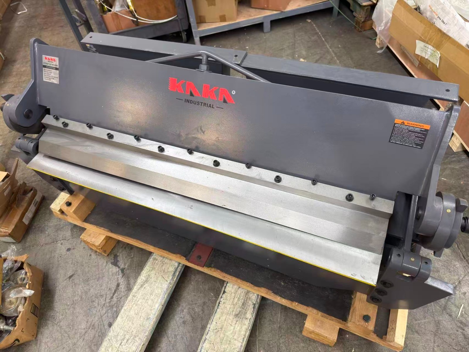 Sheet Metal Brake,48″ Straight Brake12Ga Capacity W-4812N (Not Brand New)