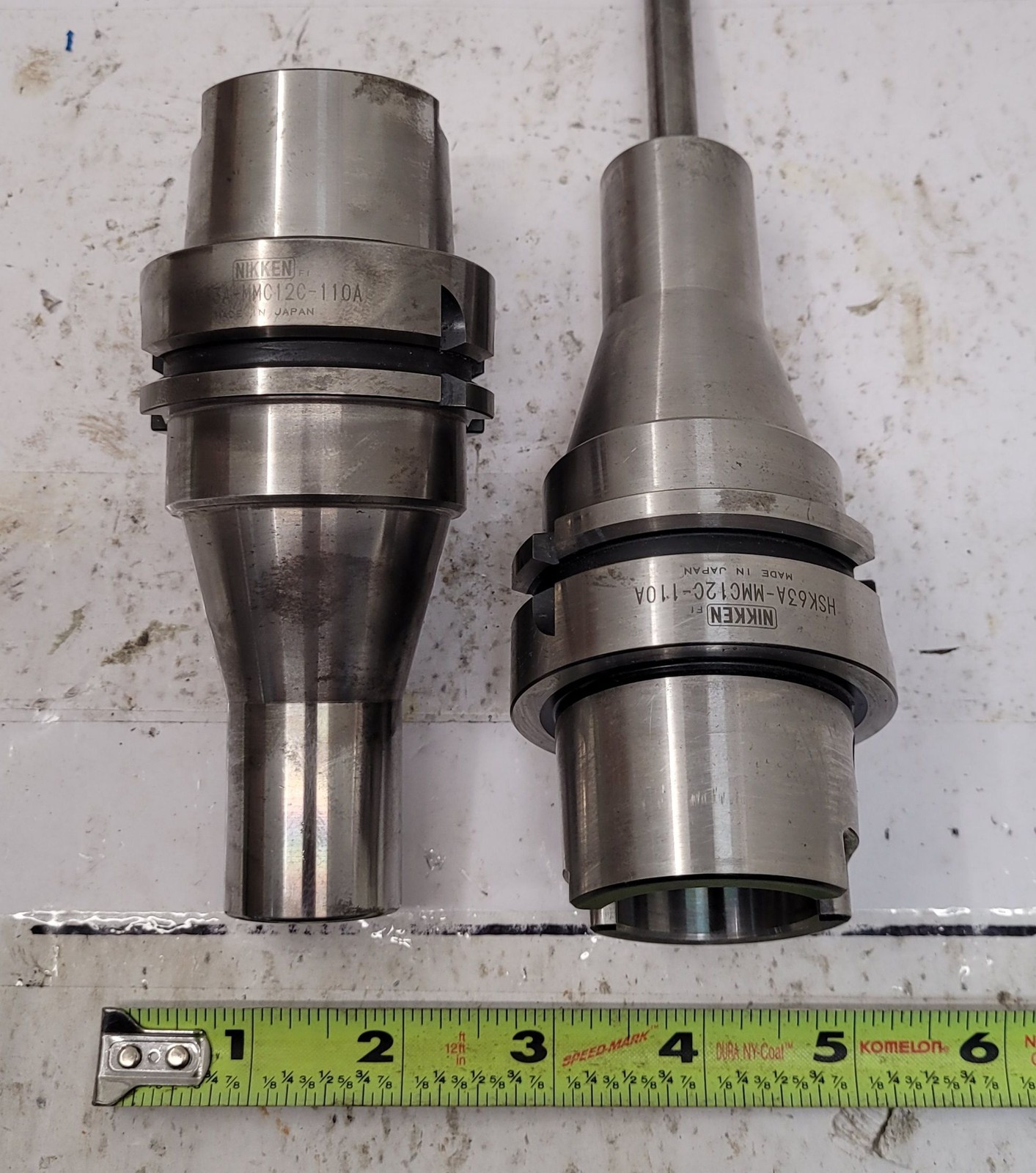 LYNDEX-NIKKEN HSK63A-MMC12C-110A Toolholder Set of 2