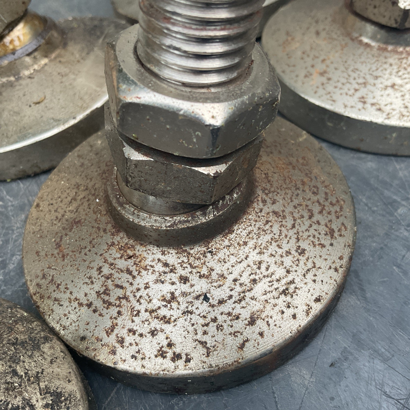 Industrial Swivel Leveling Feet X 8 with Threaded Stud
