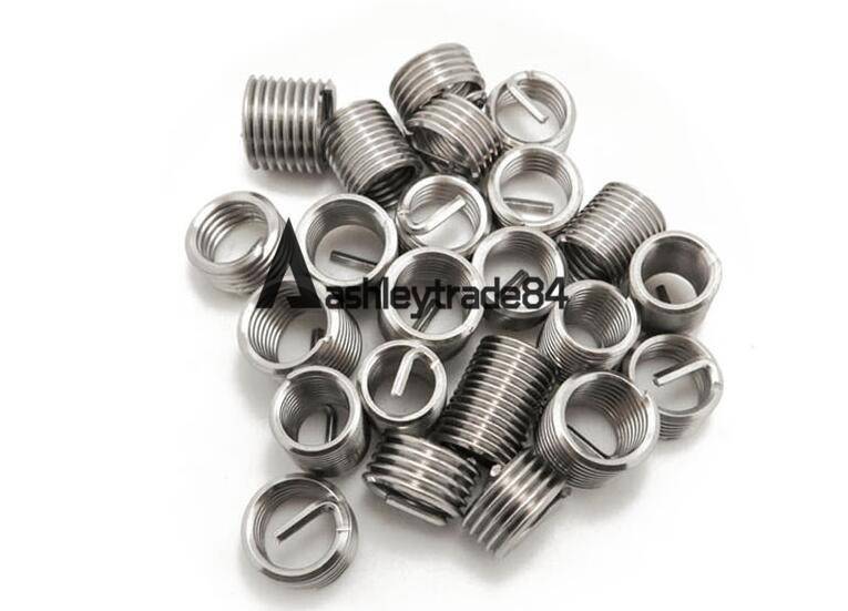 60pcs Stainless Steel Thread Repair Insert Kit Set M3 M4 M5 M6 M8 M10 M12