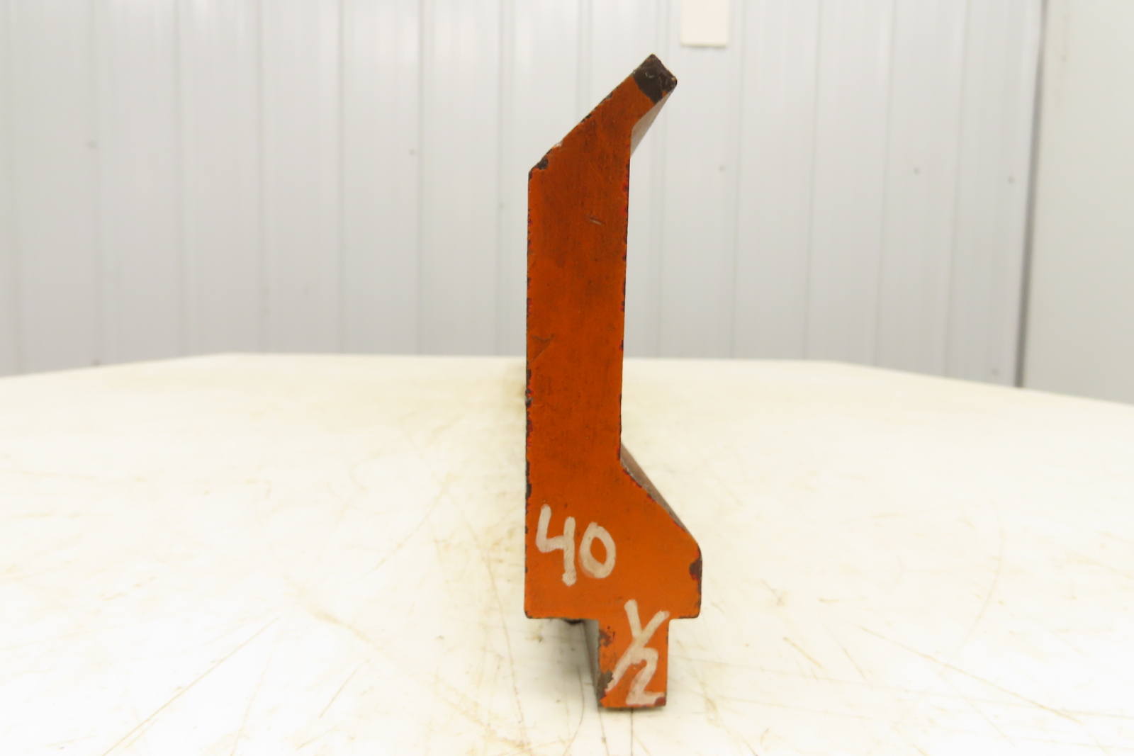 Press Brake Gooseneck Punch Die 40-1/2″ Long 90° V 1/4″ Finger 3-3/4″ H
