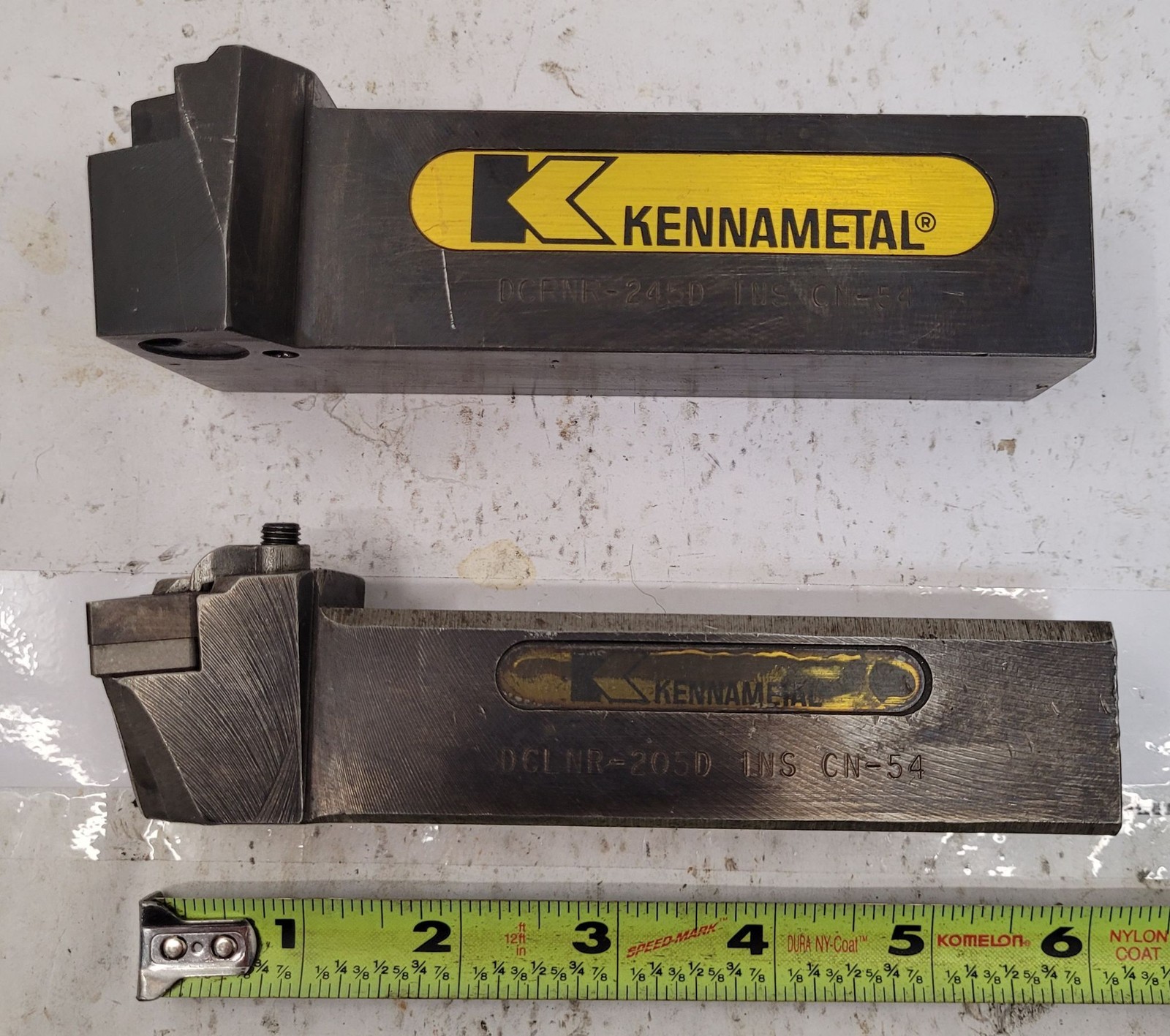 KENNAMETAL DCLNR/DCRNR Toolholders – Lot of 2 – Various Sizes