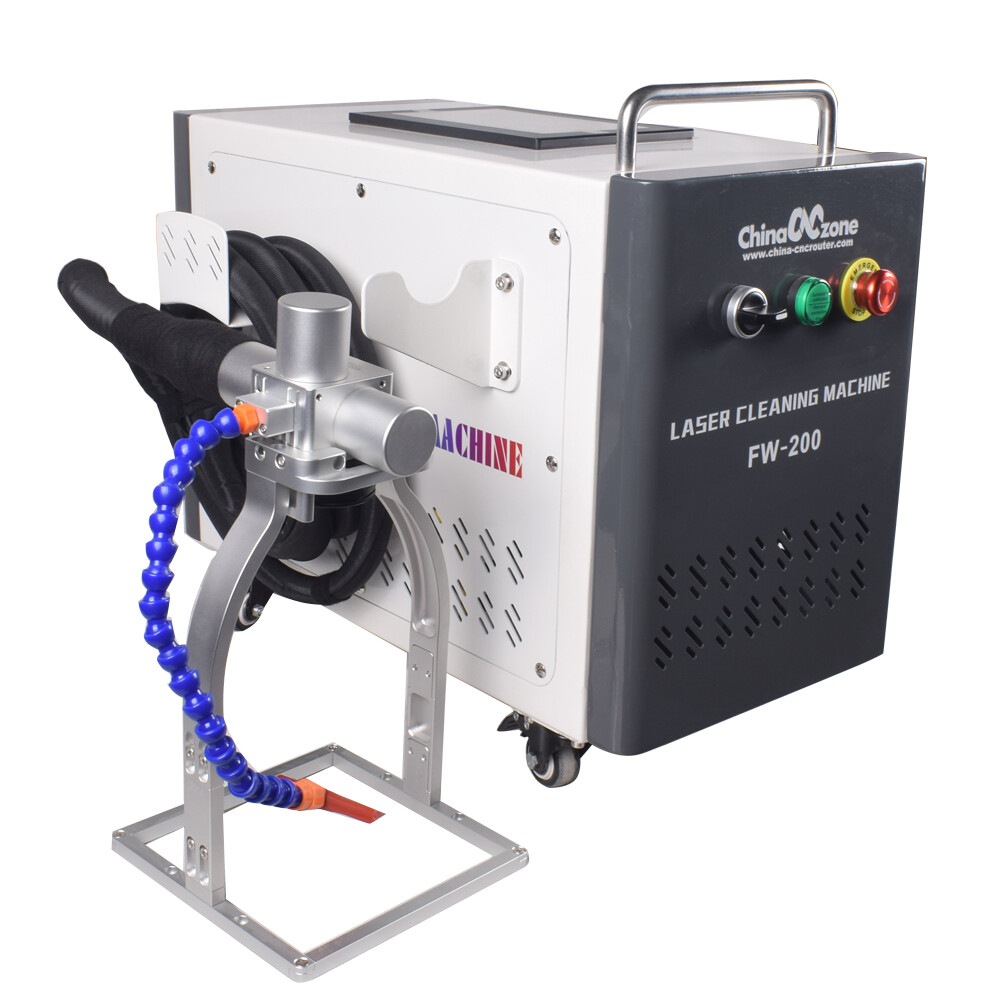 JPT 500W Pulse Laser Cleaning Machine For Wood Vehicle Parts Rust Paint Removal