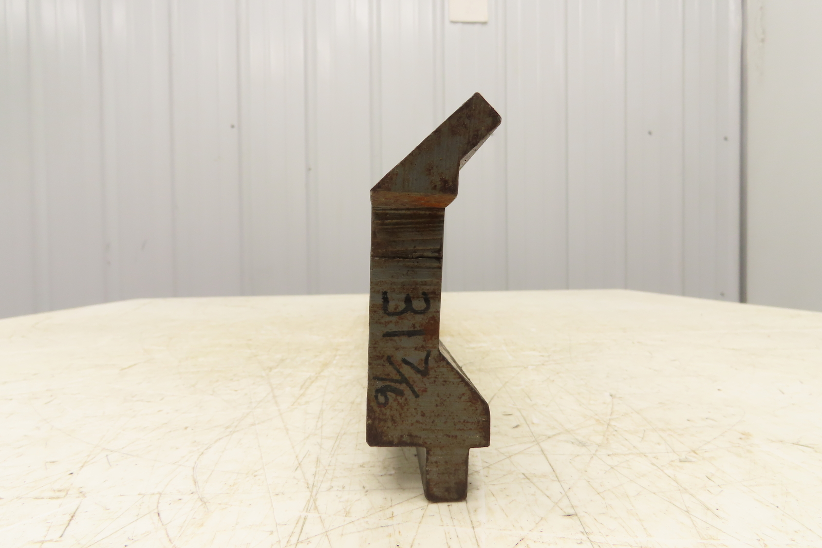 Press Brake Gooseneck Punch Die 31-1/2″ Long 90° V 3/8″ Finger 3-3/4″ H