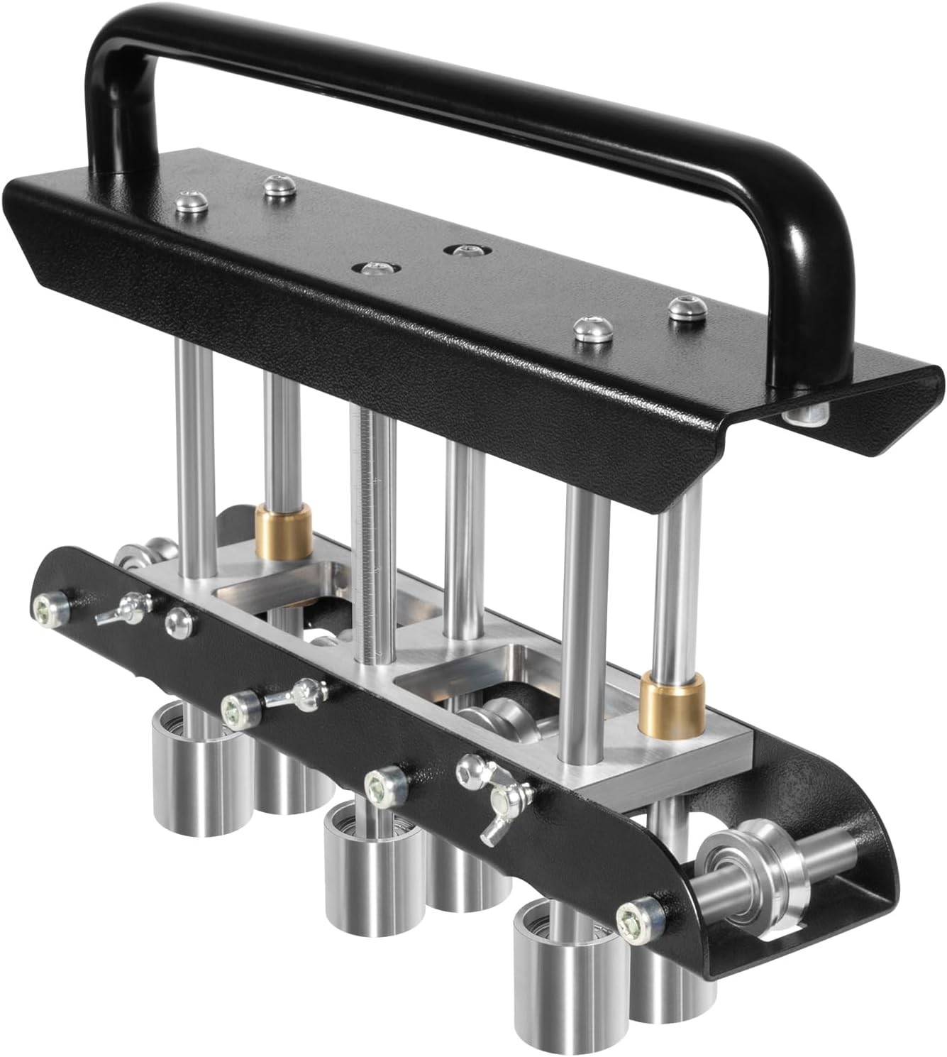 ER3 Three-Station Sheet Metal Edge Roller Bender Kit, 0-90° Bending Angle, Black