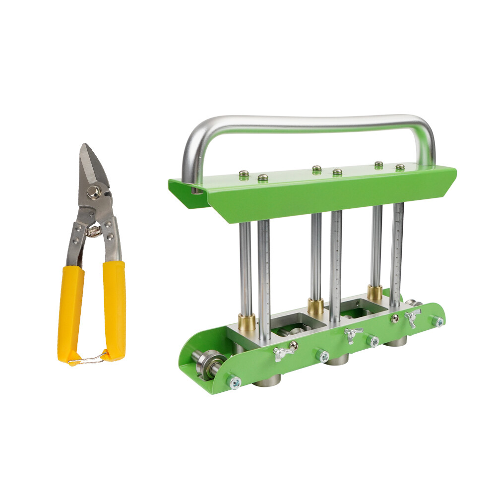 3-Station Edge Roller Bender Metal Bending Tool Standing Seam Roofing Tools&Snip