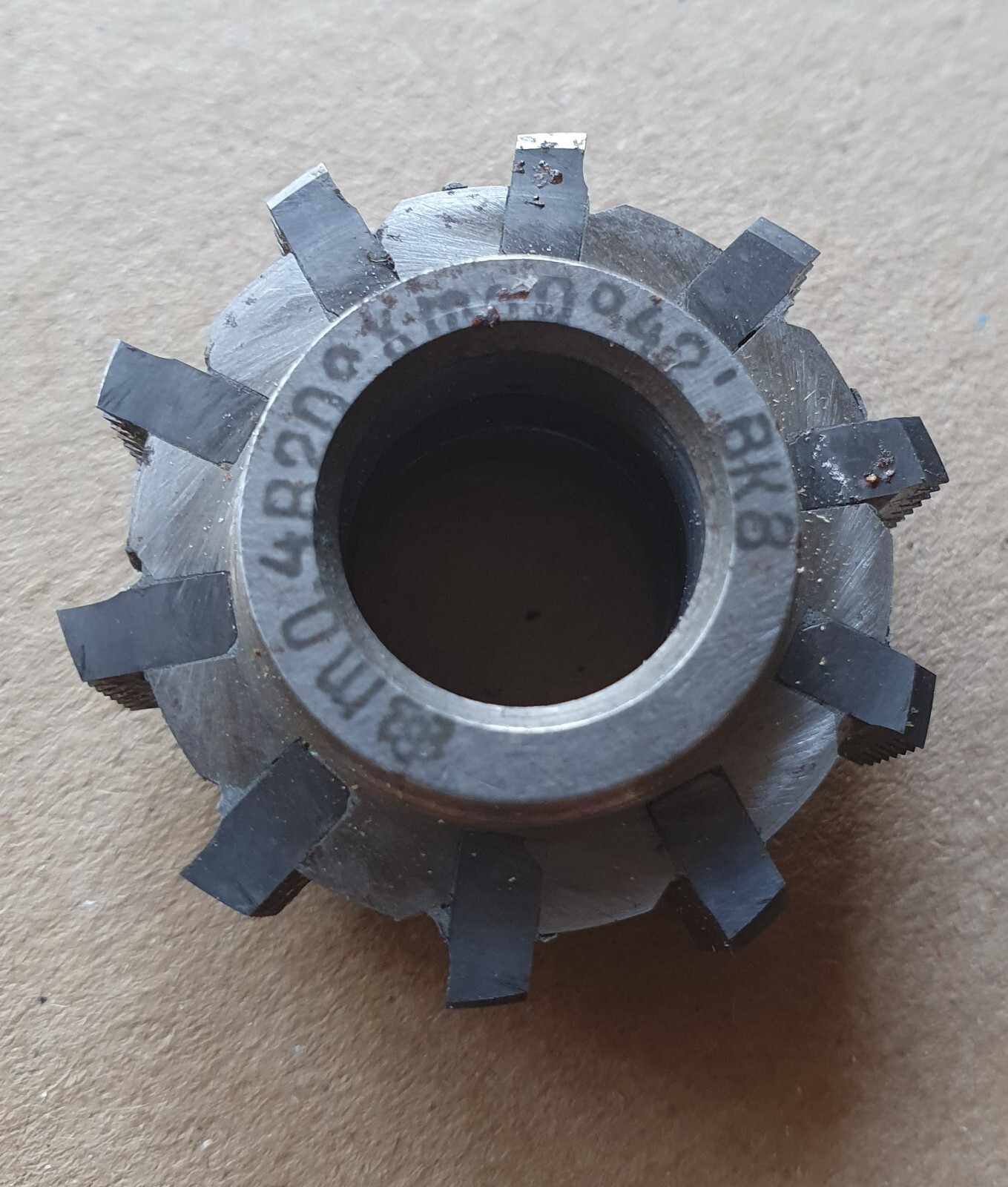1 pcs Gear Hob Cutter Module M 0,4 20° Solid Carbide K 05 HRA 90.5 .