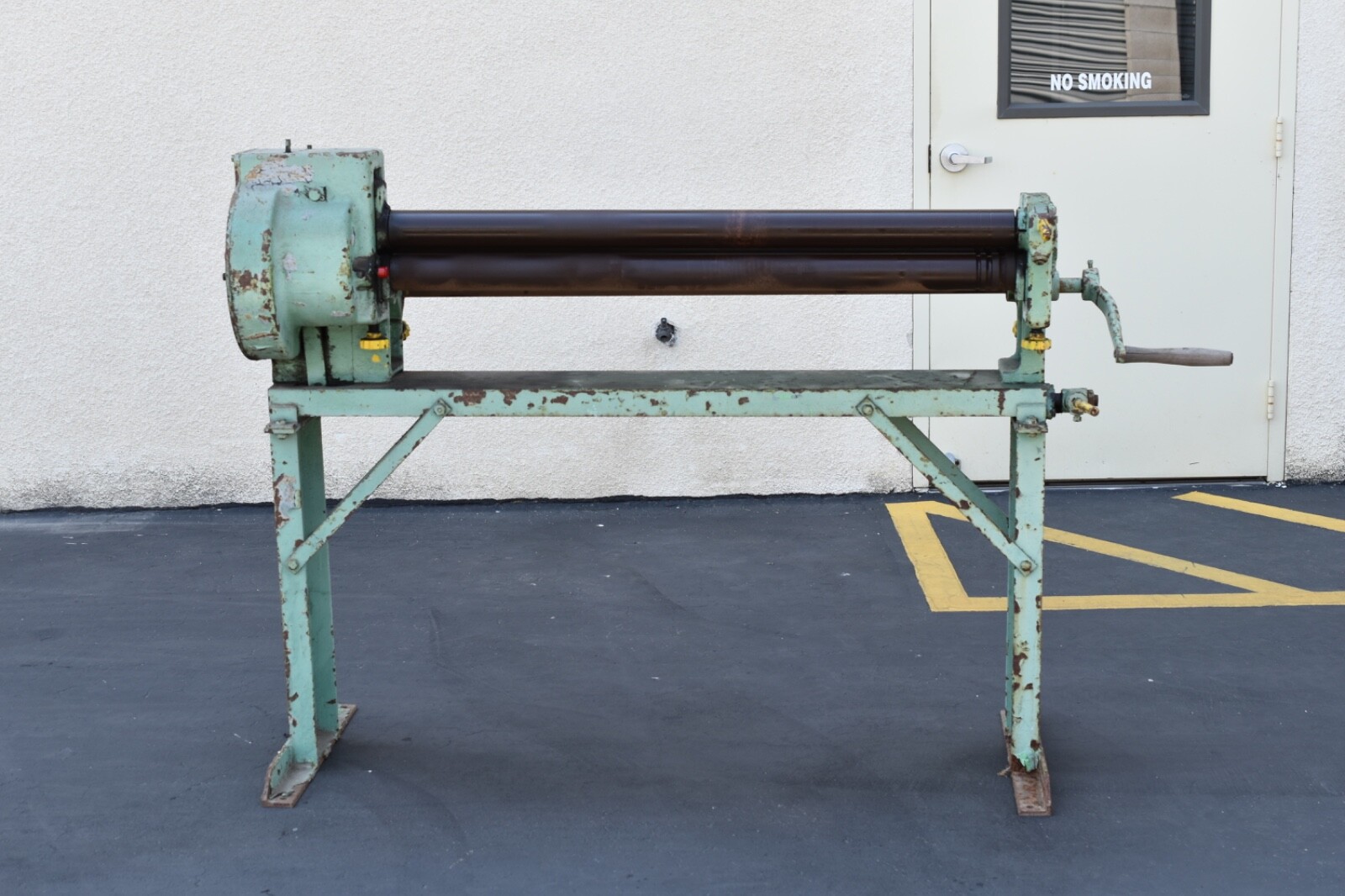 Pexto 418E slip roller, 16 gauge capacity, 48″ rolls wide