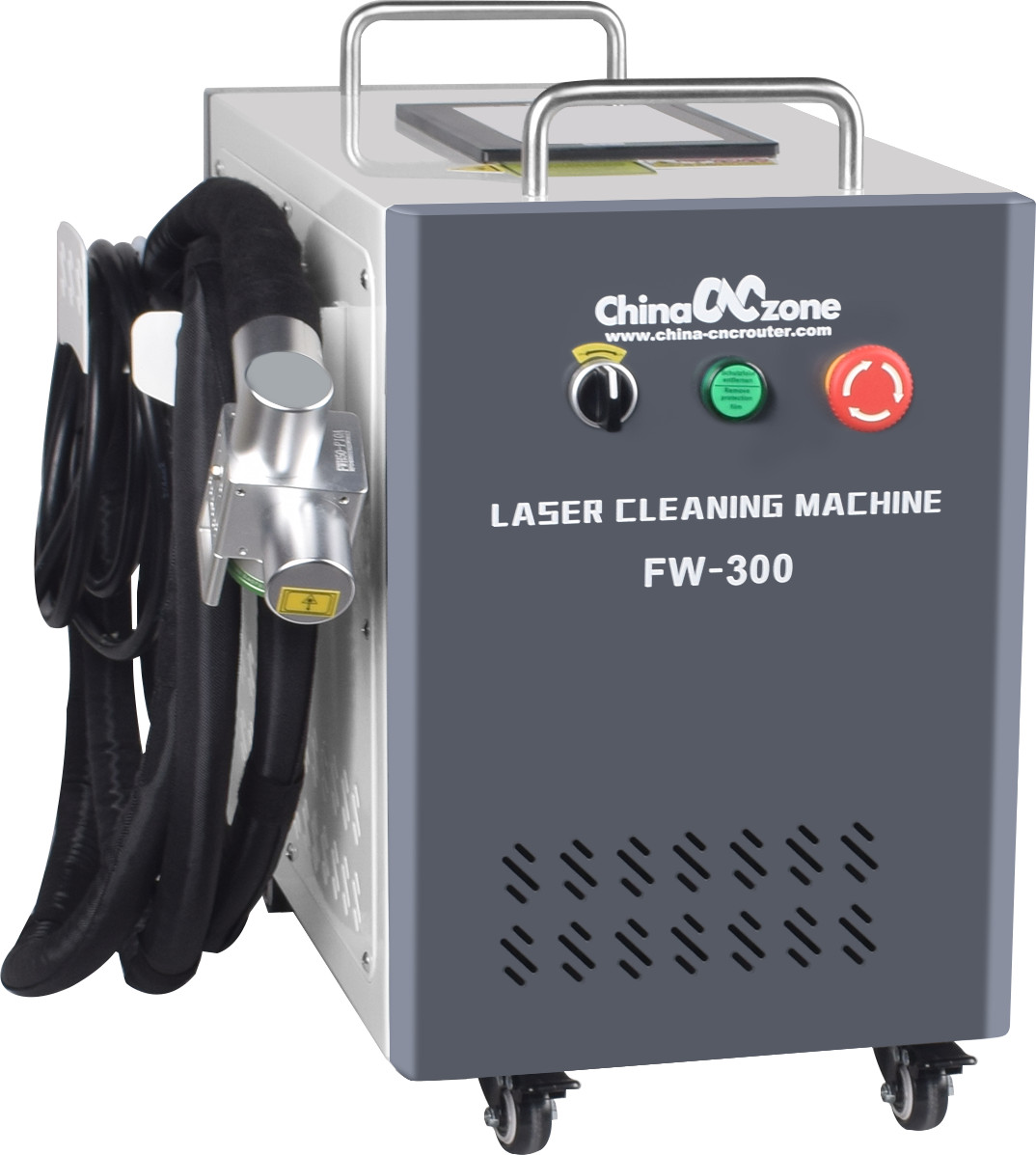 JPT 200W Pulsed Laser Cleaning Machine For Wood Furniture Cleaning Paint Removal