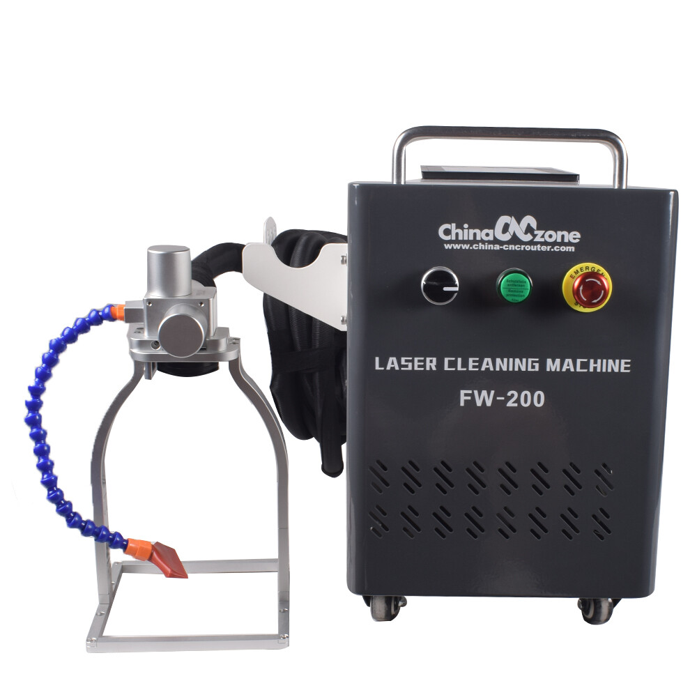 JPT 500W Pulse Laser Cleaning Machine For Wood Vehicle Parts Rust Paint Removal