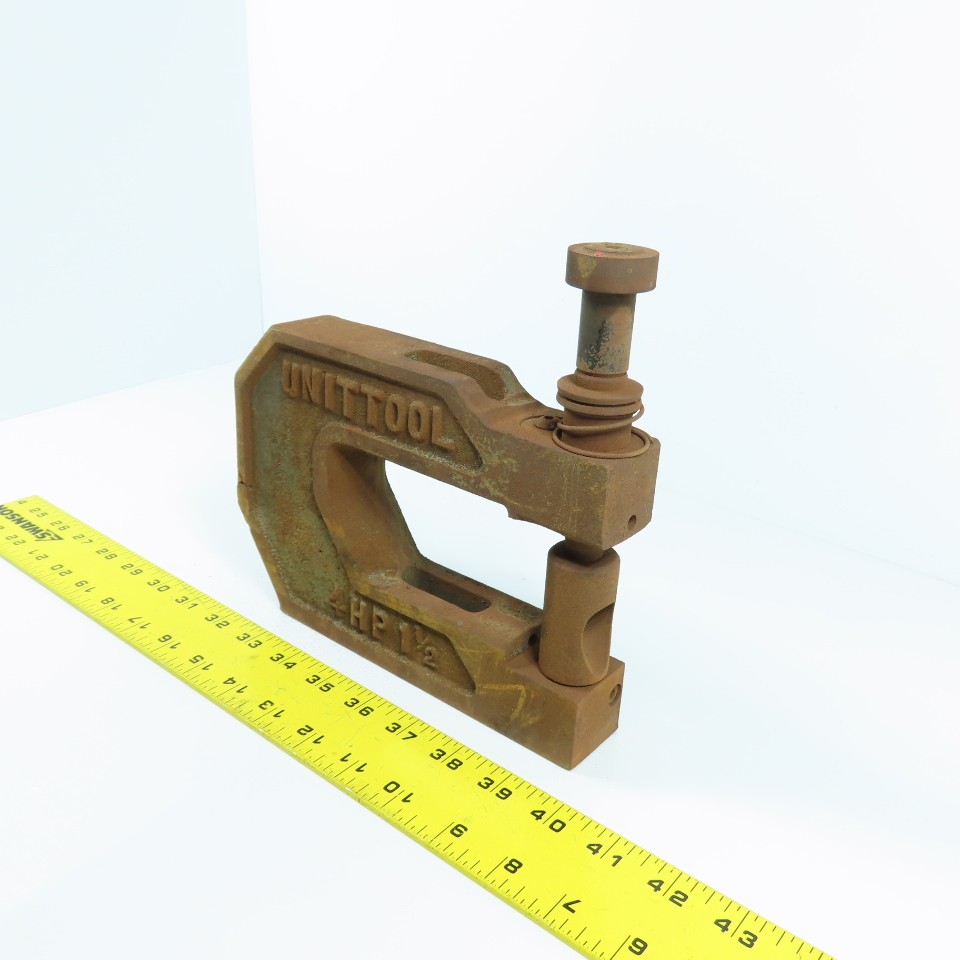 UnitTool 4HP-1-1/2 x 4-1/2 Throat C-Frame Punch Die Tooling Press Brake RUSTED