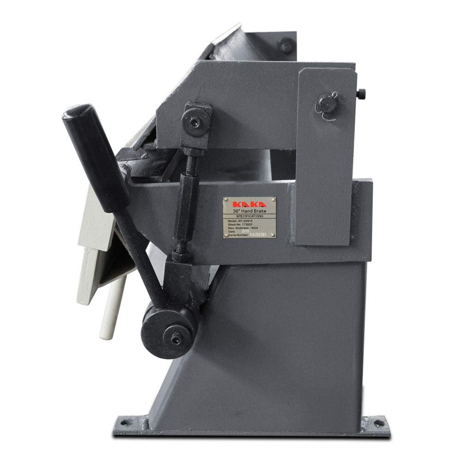 KAKAIND W-3620， 36-inch Width 1.0mm Capacity Manual Sheet Metal Brak