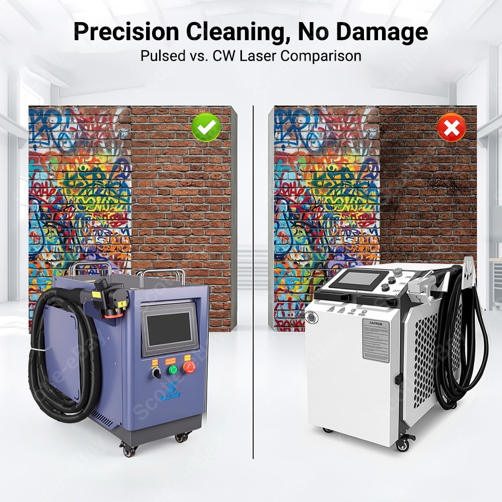 JPT YDFLP-CL-500-5-A 500W Air-Cooling Handheld Pulse Laser Cleaning Machine