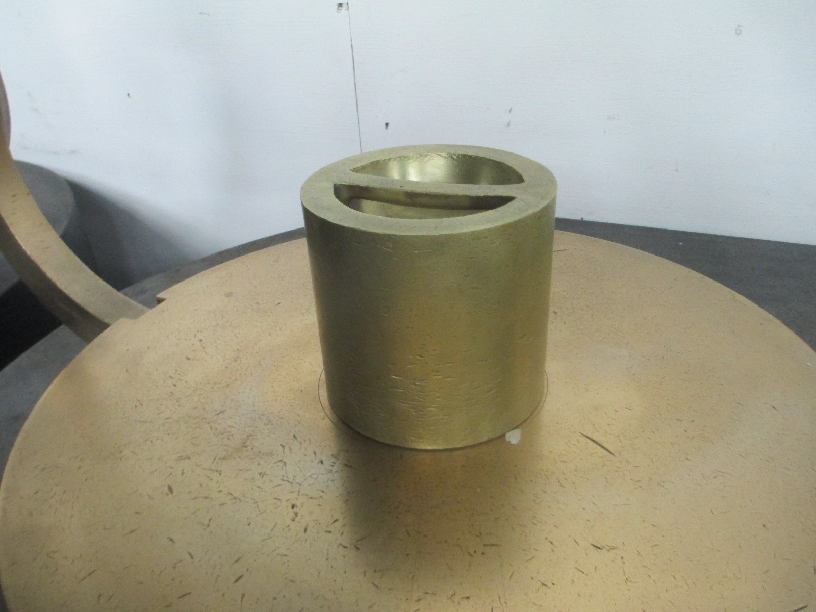 Brass Monoblock Henry Troemner U.S. Mint Calibration Scale Weight-Circa 1900