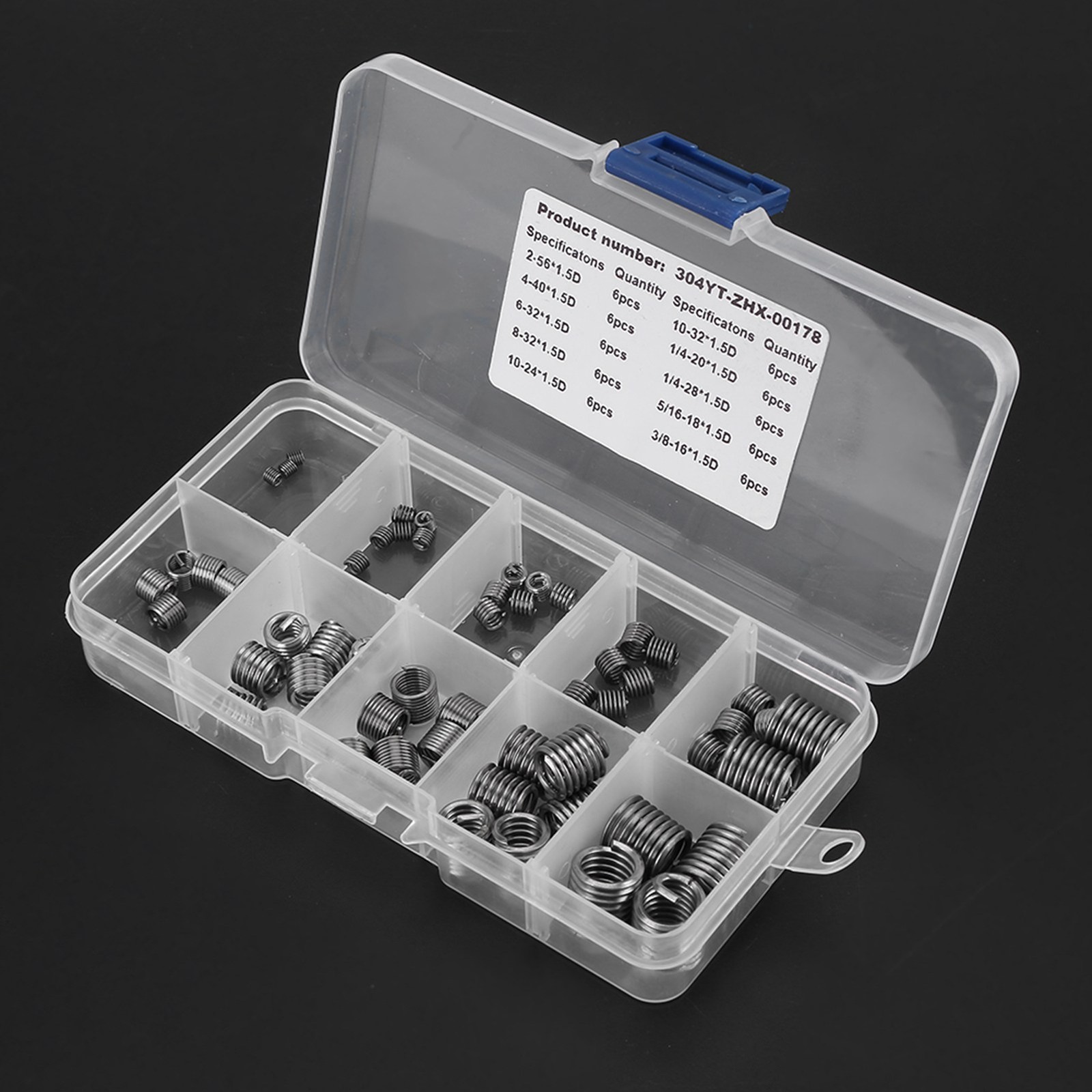 Wear-Resistance Wire Screw Sleeve Thread Repair Kit Anti-Loose Stainless Steel