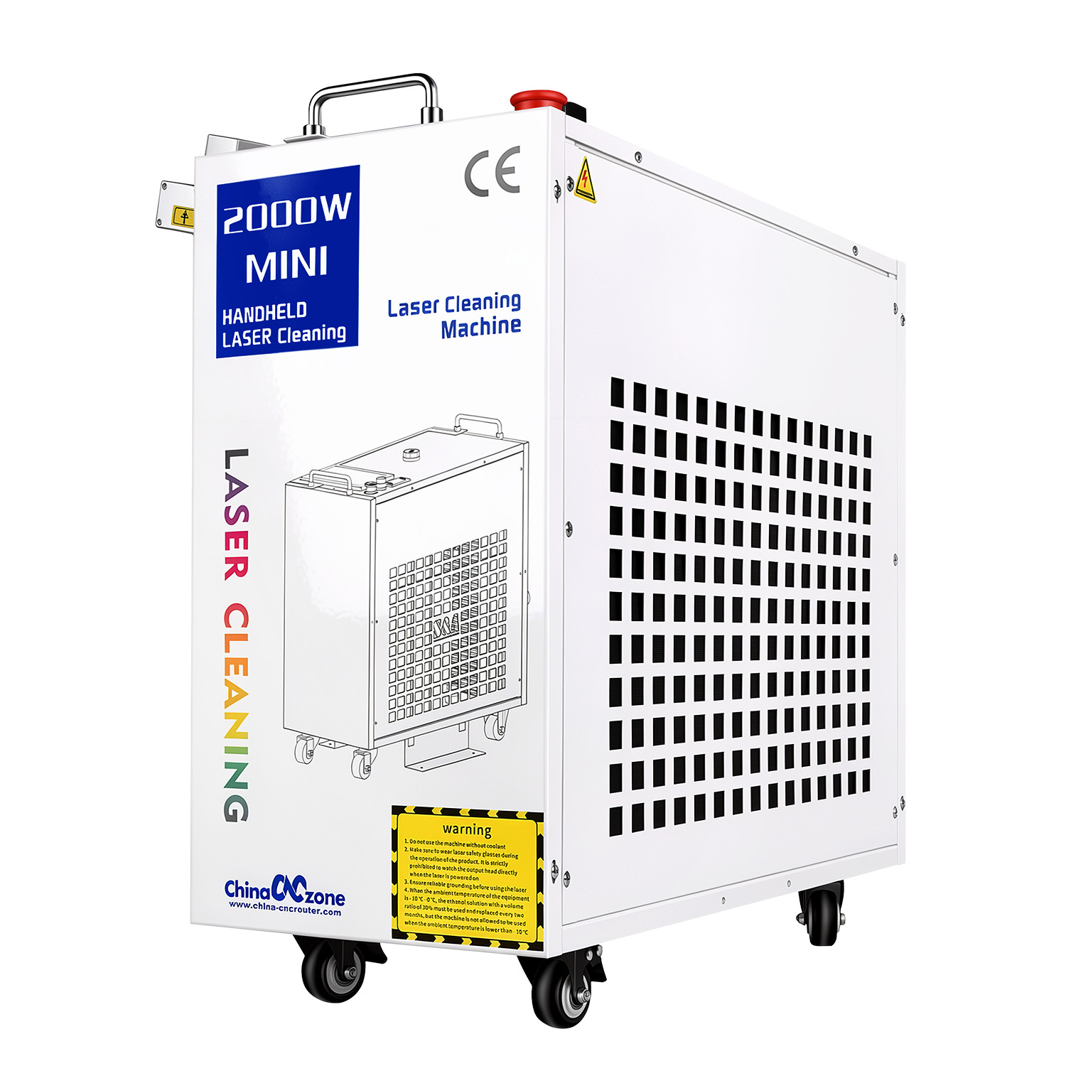 AU Ship 2000W Fiber Laser Cleaning Machine Metal Oil Rust Paint Remove Cleaner