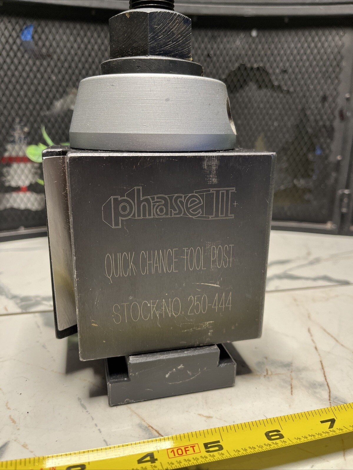 NEW- PHASE II 250-444 WEDGE QUICK CHANGE TOOL POST FOR 14-20 LATHE SWING