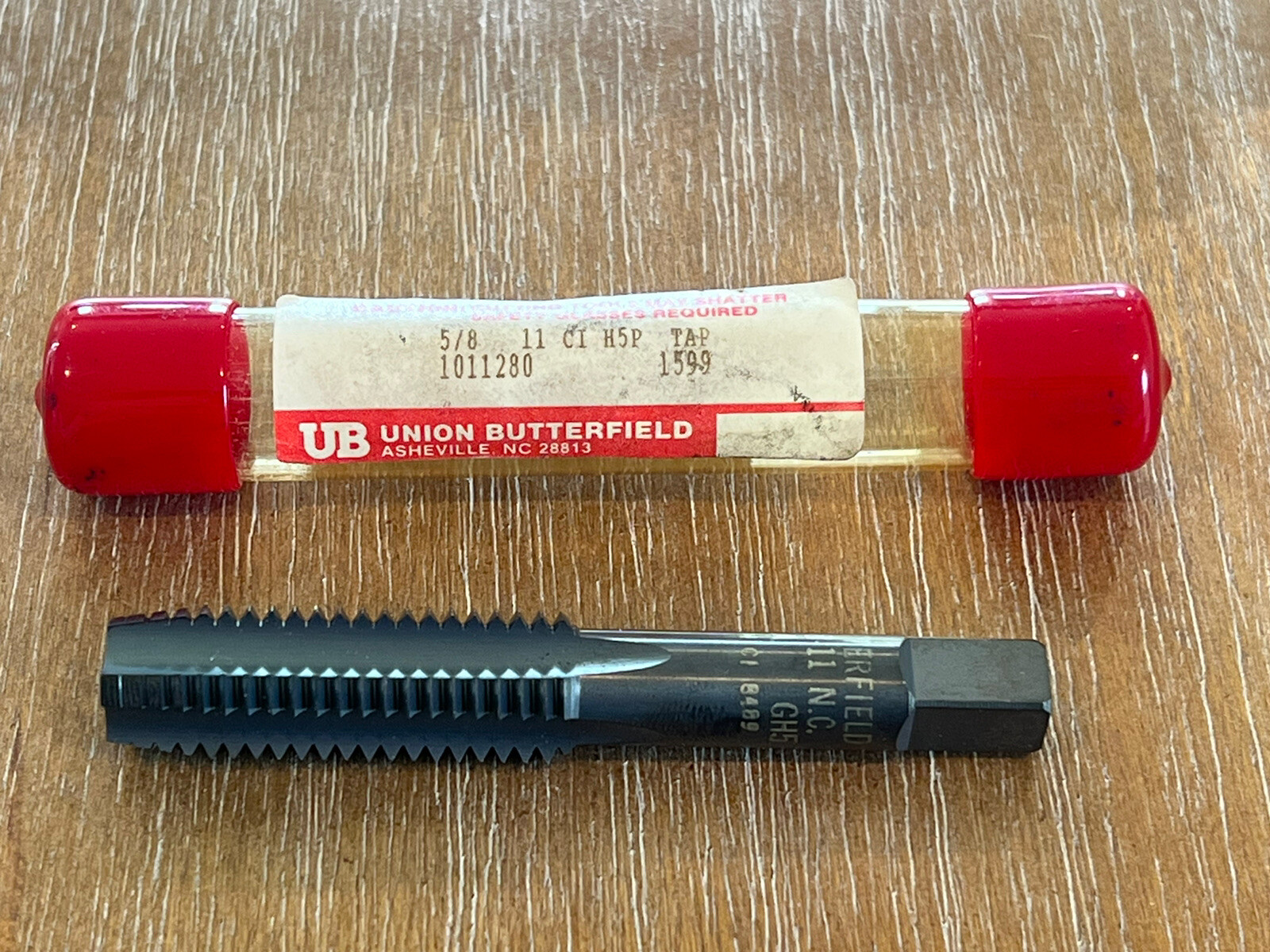 UNION BUTTERFIELD – 5/8-11 CI H5P TAP 1011280 – Qty. 1 – NEW!!!