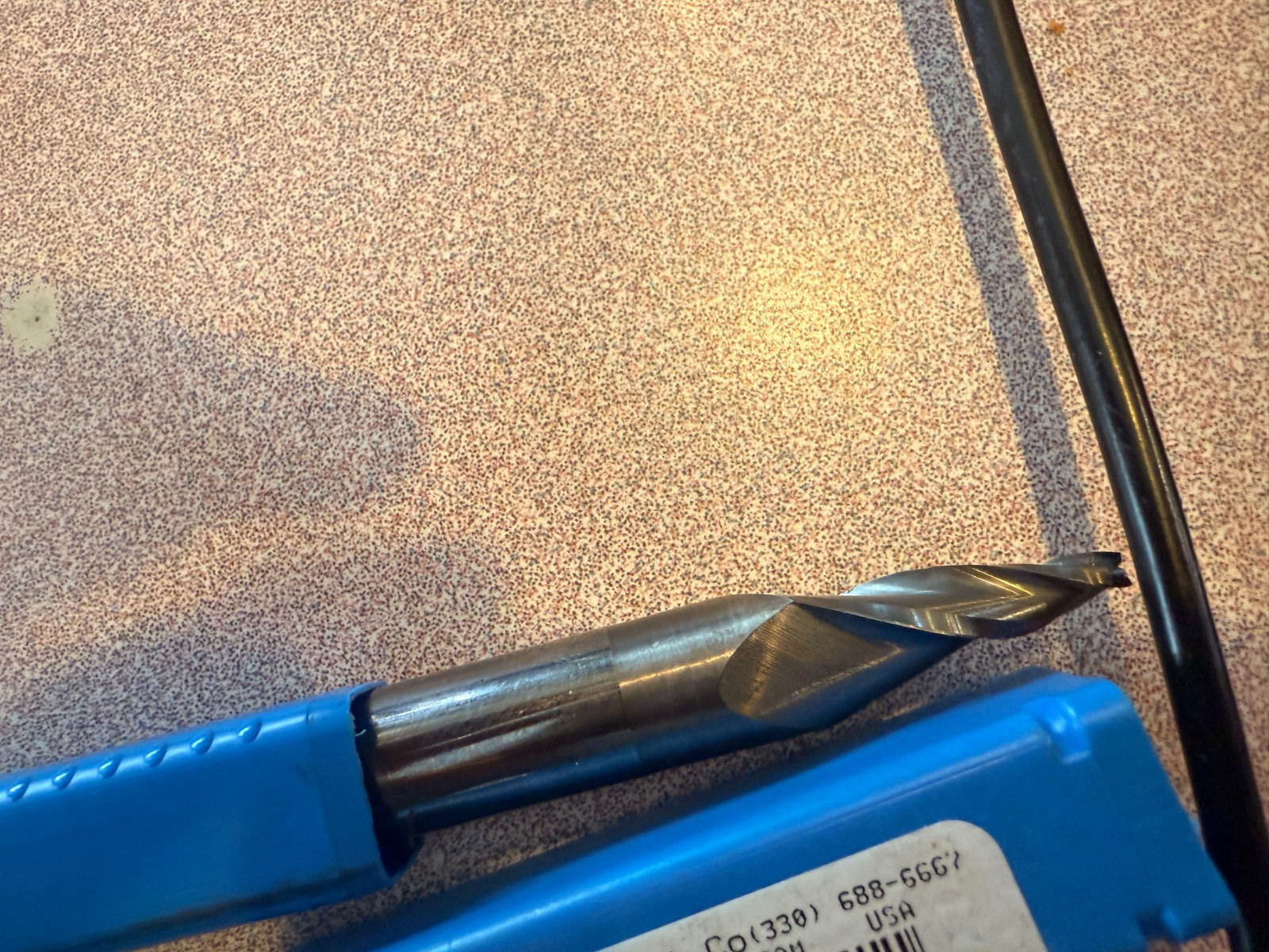 NEW SGS Taper Square End Mill Carbide Ser. 23 ; 1/2 ; 10 Deg. 1/8″ Dia. # 32341