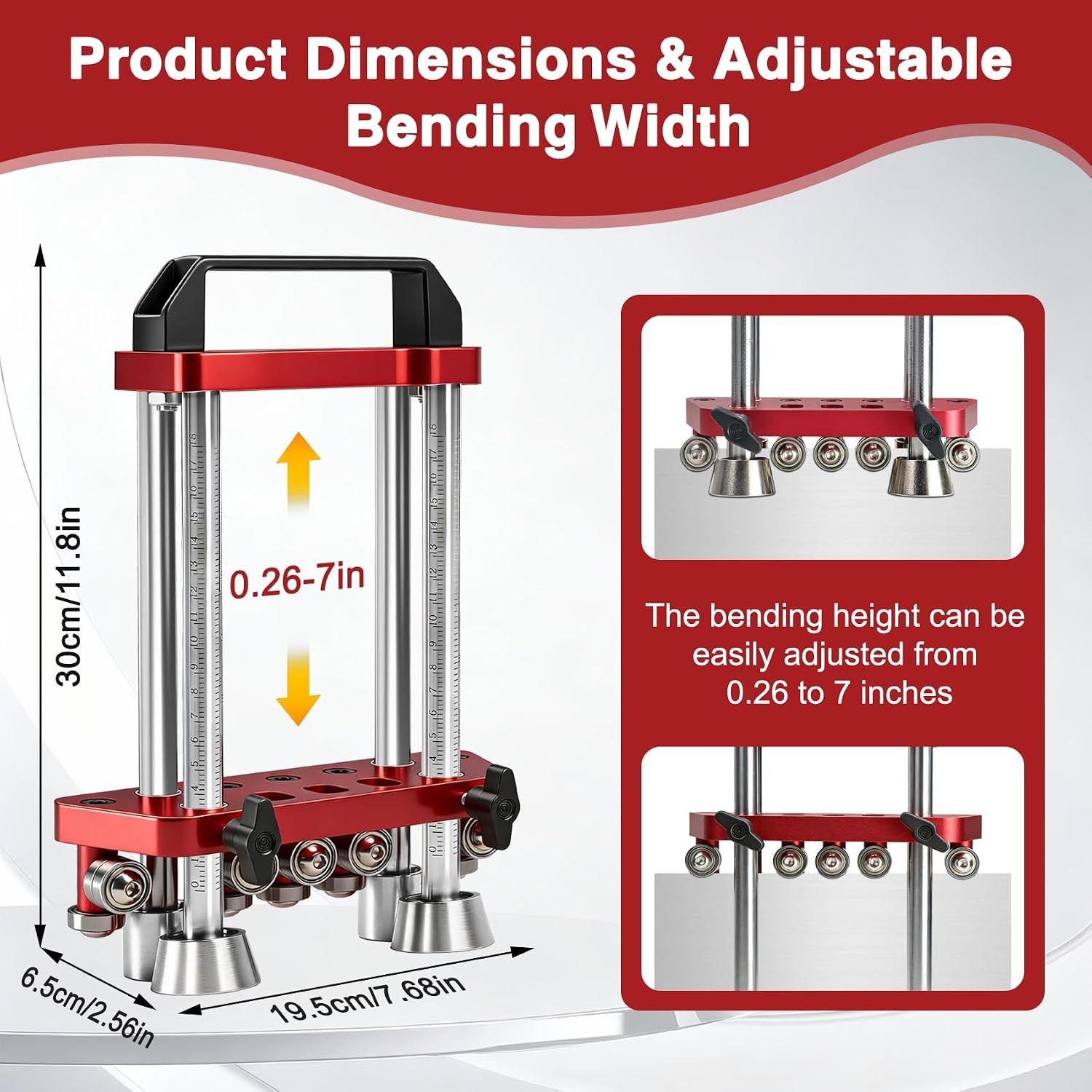 Sheet Metal Bender 2 Station Metal Roller Metal Roofing Tool with 0 100° Bendin