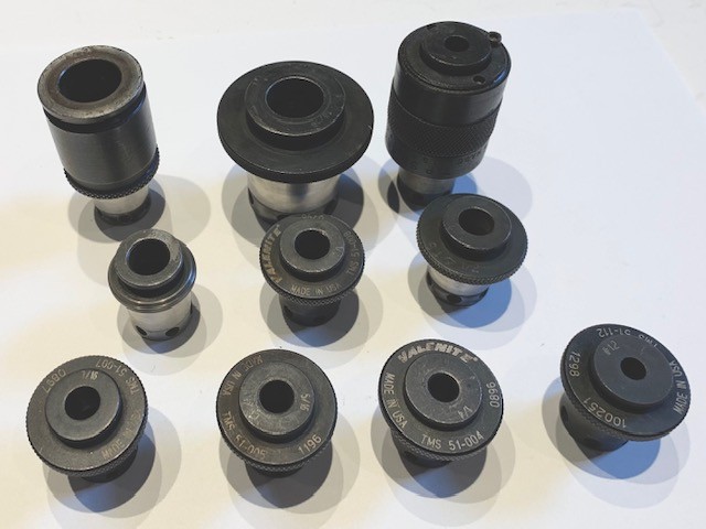 TAP HOLDERS TM SMITH USED ASSORTMENT OF 10 PCS