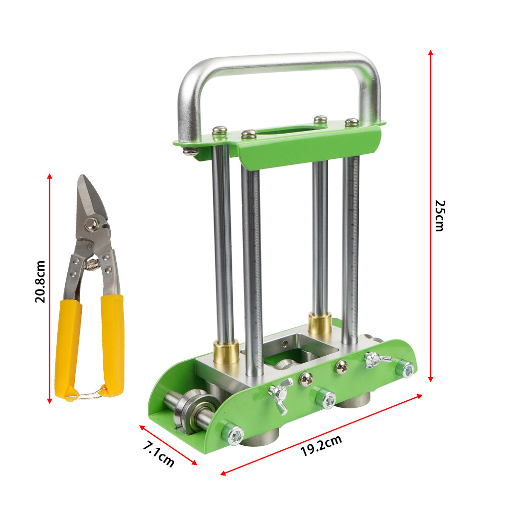 Hand Sheet Metal Edge Roller Bender Roofing Tool & Snip for Making Folding Edges