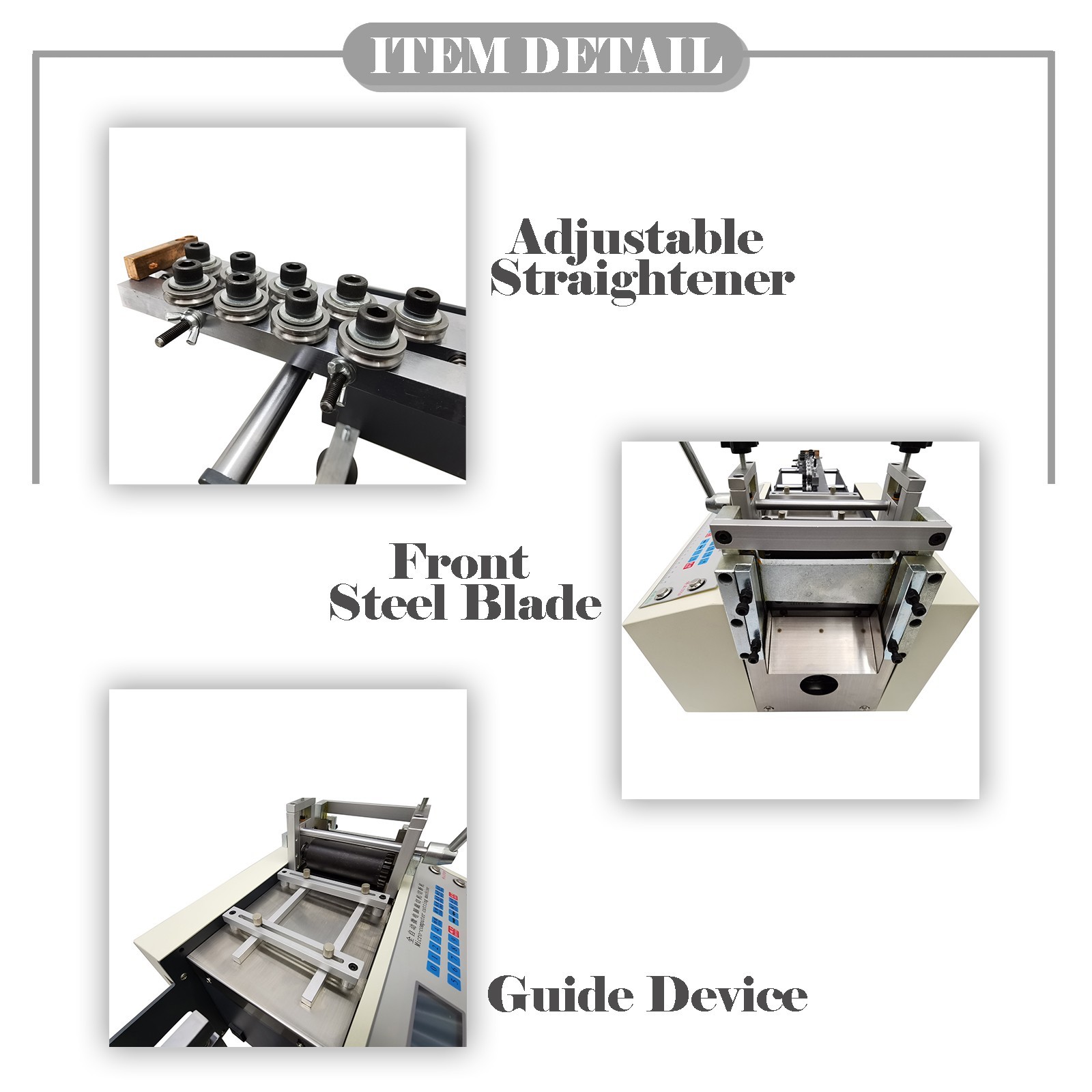 220V Stainless Steel Copper Wire and Welding Wire Straightening Cutting Machine