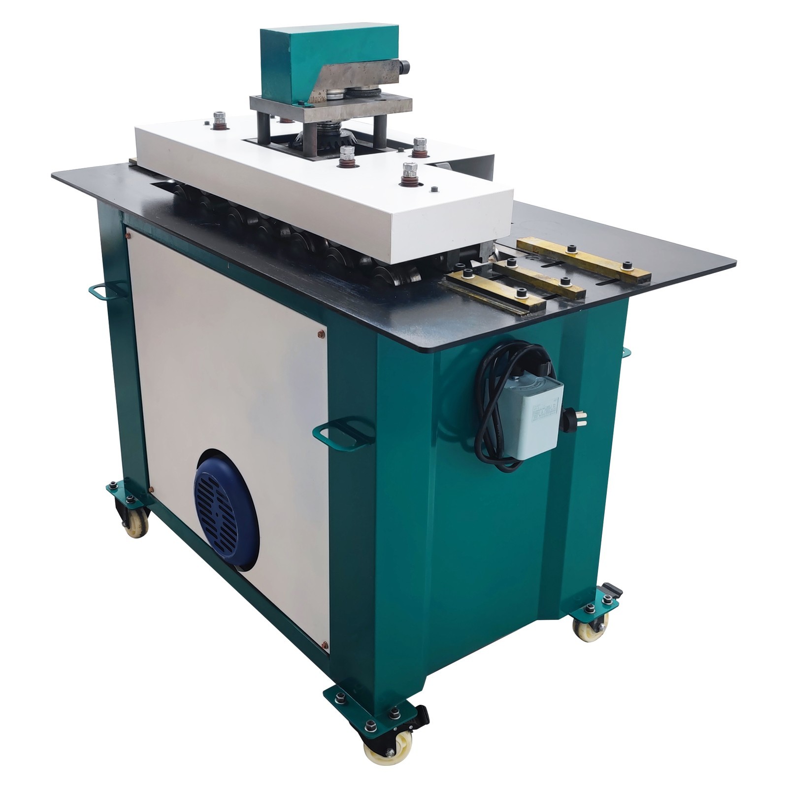 220V Sheet Metal Seamer 5 Shapes Biting Machine Seam Rolling Forming Machine