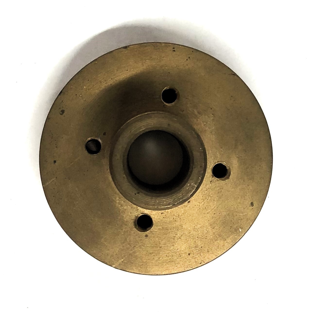 Unbranded 0.86X2.25 Inch OD 0.56 Inch ID 16 TPI Brass Fitting 180135 NOS
