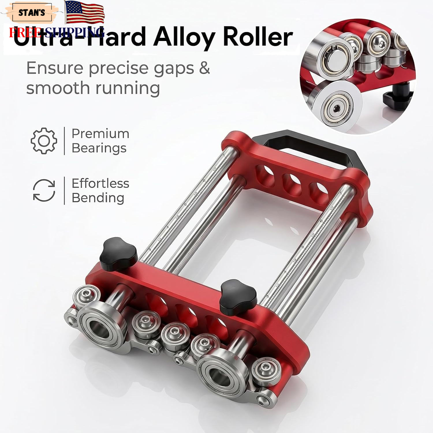 Sheet Metal Roller 2 Station Metal Bender Metal Roofing Tools with 0-100° Range