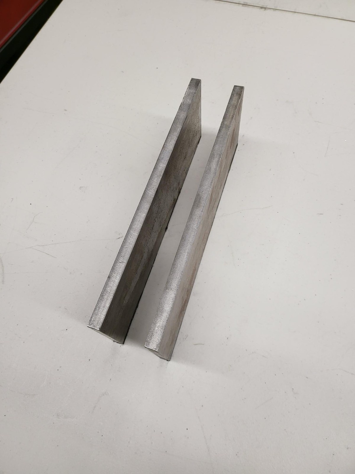 Press Brake Tooling Flattening Punch & Die Set 12.75″ Long X 4″ Tall X .5″ Wide