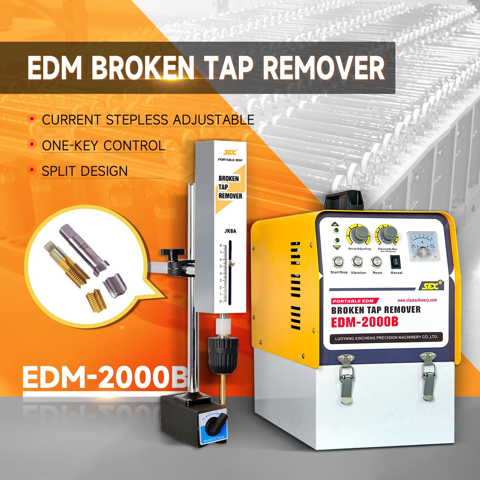 SFX 2000W Broken Tap/Bolts Remover 110V Spark Erosion Tap Buster No Damage