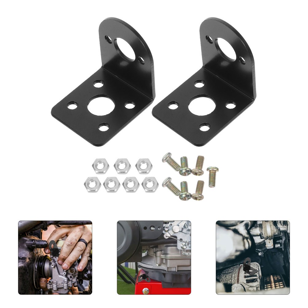 2 Pcs Mounting Holder for Gear Motor Stand L-shape Bracket DIY Coupling
